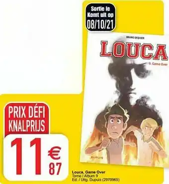 Cora Louca, game over aanbieding