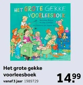 Intertoys Het grote gekke voorleesboek aanbieding