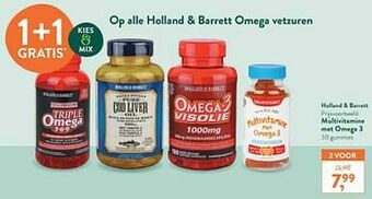 Holland & Barrett Multivitamine met omega 3 aanbieding