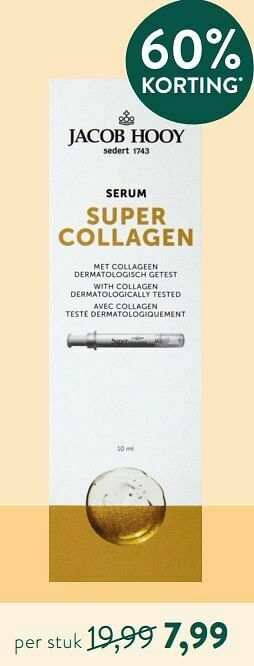Holland & Barrett Serum super collagen aanbieding