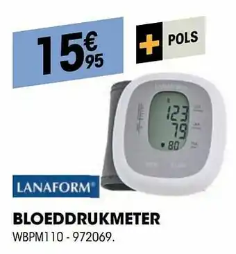 Lanaform bloeddrukmeter wbpm110