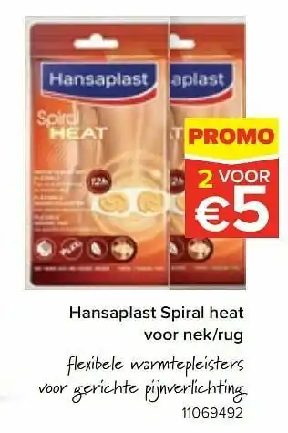 Hansaplast spiral heat voor nek-rug