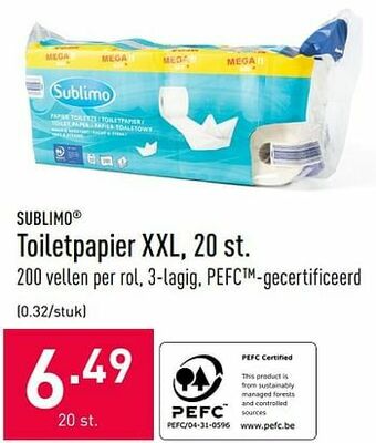 ALDI Toiletpapier xxl aanbieding