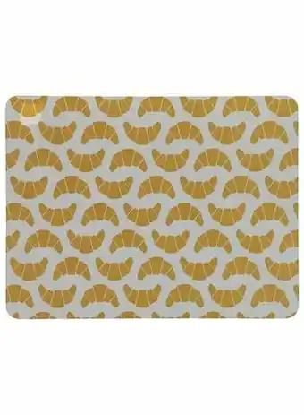HEMA Placemat 32x42 Croissants (geel)