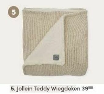 Baby & Tiener Jollein teddy wiegdeken aanbieding