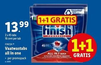 Lidl Vaatwastabs all in one aanbieding