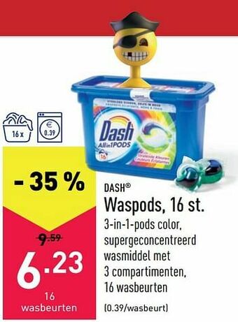 ALDI Dash waspods aanbieding
