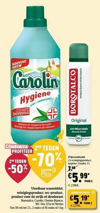 Reinigingsproduct, hygiëne, carolin
