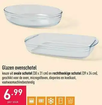 Glazen ovenschotel