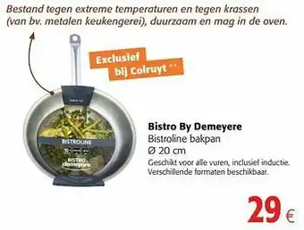 Bistro by demeyere bistroline bakpan