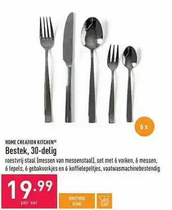 ALDI Home creation kitchen bestek aanbieding