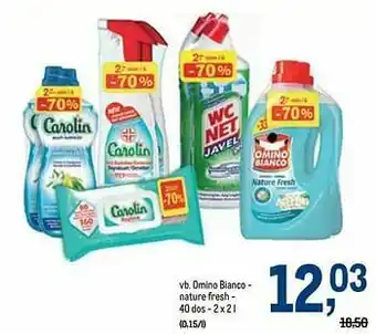 Makro Omino bianco - nature fresh aanbieding
