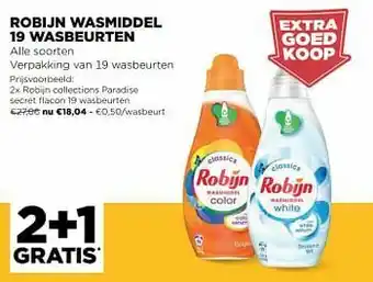 Jumbo Robijn collections paradise secret flacon aanbieding