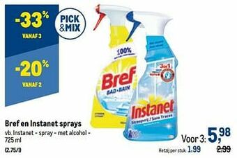 Instanet - spray - met alcohol