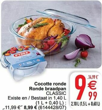Cora Cocotte ronde ronde braadpan classic aanbieding