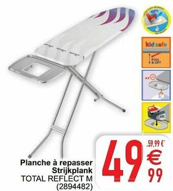 Planche à repasser strijkplank total reflect m