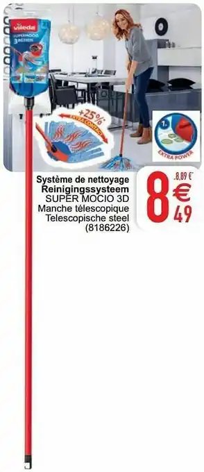 Cora Système de nettoyage reinigingssysteem super mocio 3d aanbieding