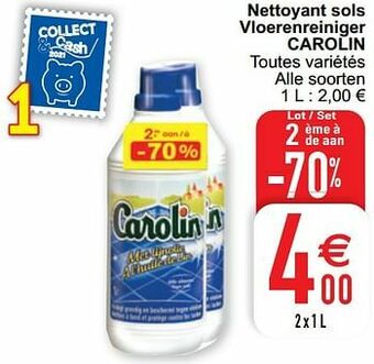 Cora Nettoyant sols vloerenreiniger carolin aanbieding