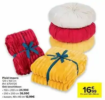 Carrefour Plaid impero aanbieding