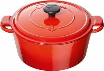 Fontignac Stoofpot rond 26 cm rood