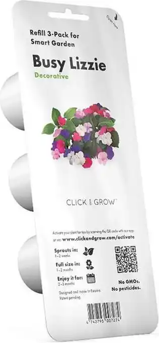 Bol.com Busy Lizzie Refill 3-Pack (voor Click and Grow Smart Garden toestellen) aanbieding