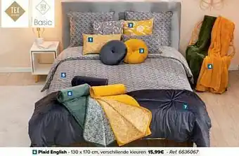 Carrefour Plaid english aanbieding