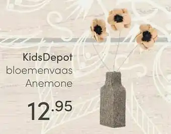 Baby & Tiener Kidsdepot bloemenvaas anemone aanbieding