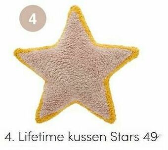 Baby & Tiener Lifetime kussen stars aanbieding