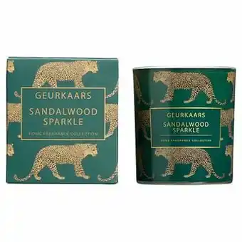 Kwantum Geurkaars Sandalwood Leopard aanbieding