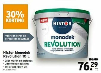 GAMMA Histor monodek revolution aanbieding