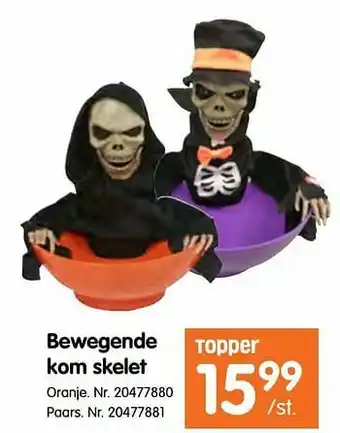 Bewegende kom skelet
