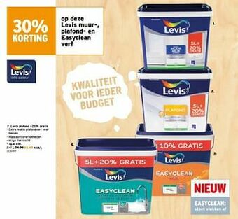 GAMMA Levis plafond aanbieding