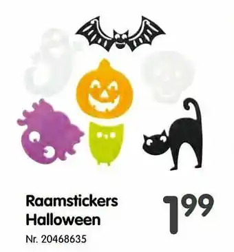 Raamstickers halloween