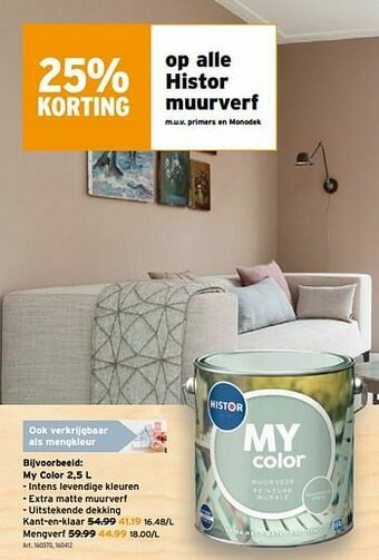 GAMMA Histor muurverf my color aanbieding