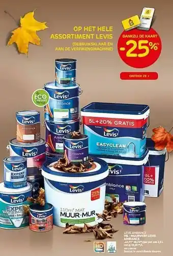 Brico Muurverf levis ambiance aanbieding