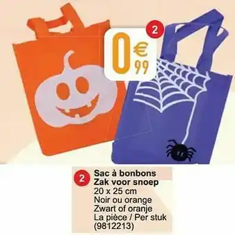 Sac à bonbons zak voor snoep