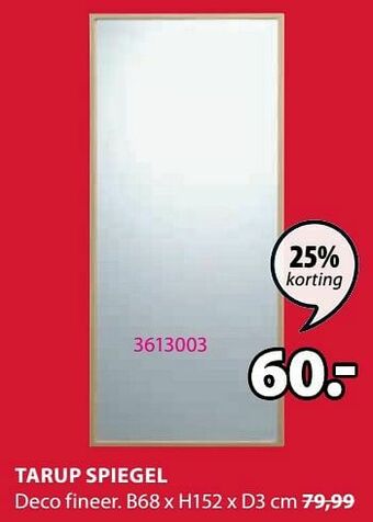 Jysk Tarup spiegel aanbieding