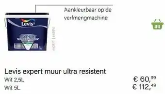 Multi bazar Levis expert muur ultra resistent wit aanbieding