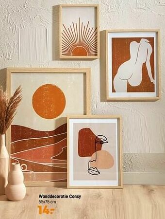 Kwantum Wanddecoratie consy aanbieding