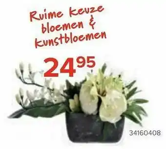 Euroshop Ruime keuze bloemen + kunstbloemen aanbieding
