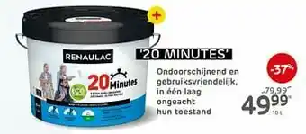 Renaulac muur en plafond 20 minutes