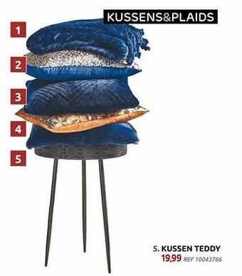 BricoPlanit Kussen teddy aanbieding