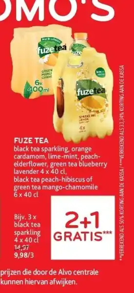 Alvo FUZE TEA aanbieding