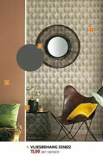 BricoPlanit Vliesbehang 535822 aanbieding