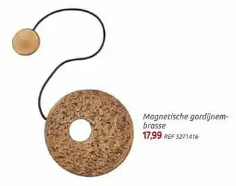 Magnetische gordijnembrasse
