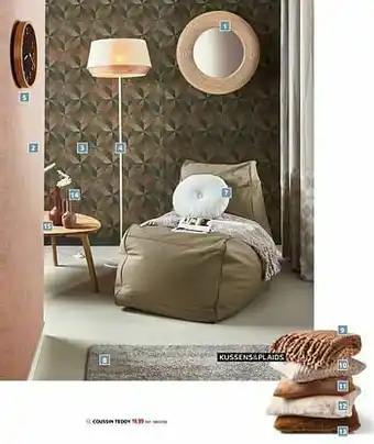 Coussin teddy