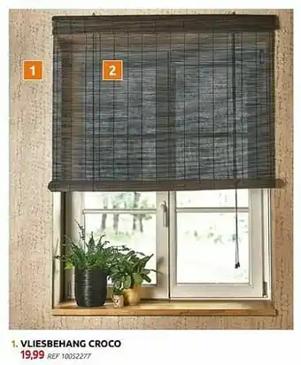 BricoPlanit Vliesbehang croco aanbieding