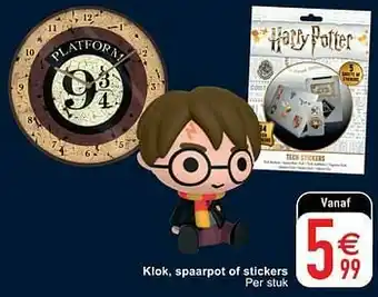 Cora Klok, spaarpot of stickers aanbieding