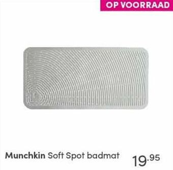 Baby & Tiener Munchkin soft spot badmat aanbieding