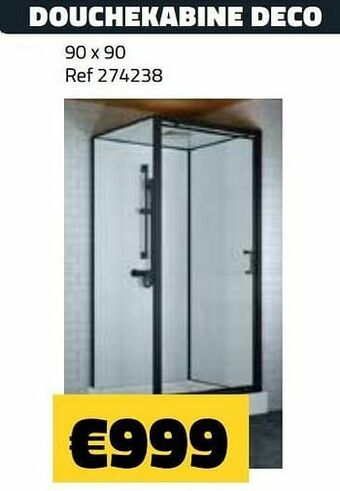 Bouwcenter Frans Vlaeminck Douchekabine deco aanbieding